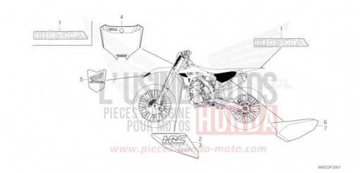 MARQUE (2) CRF450RP de 2023